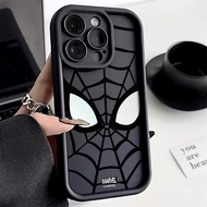 Goodcase🔥Ready Stock🔥Casing for Oppo A17 A18 A57 A58 A38 A98 A79 Reno 8T 6  A92 A16 A1k A3s A15S A52 A5s A9 A12 A77A15Matte Liquid Silicone Phone Case Anime MARVEL Cool Anime Spider-Man Case Shockproof Soft Case