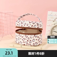 Show Color Story Leopard Print Portable mini Bag Cosmetic Bag Travel Storage Bag