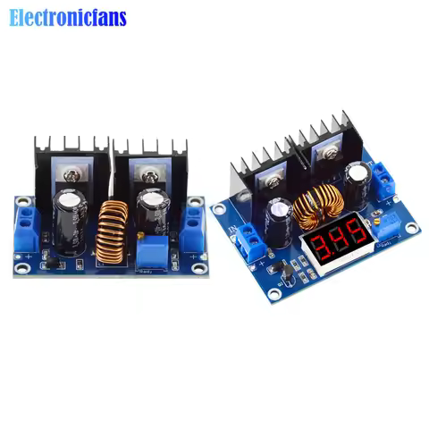 XL4016 DC-DC 4-36V To 1.25-36V Step-Down Buck Converter Power Supply Board Module LED Voltmeter PWM 