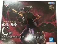 日版🇯🇵金證one piece海賊王一番賞C鷹眼魂豪示像