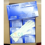 Indoplas Latex Gloves (Xsmall Small Medium Large)