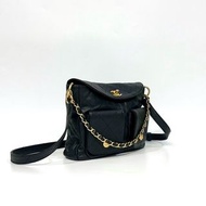 Chanel 25P 黑色 Hobo 郵差包