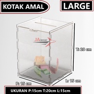 Lottery Box Charity Box Saran Tips Acrylic