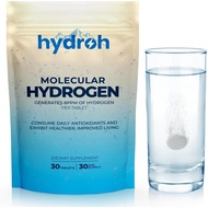 Hydrogen Water Tablets, Molecular Hydrogen Tablets for Drinking Water, Antioxidant-Rich, Supports Br