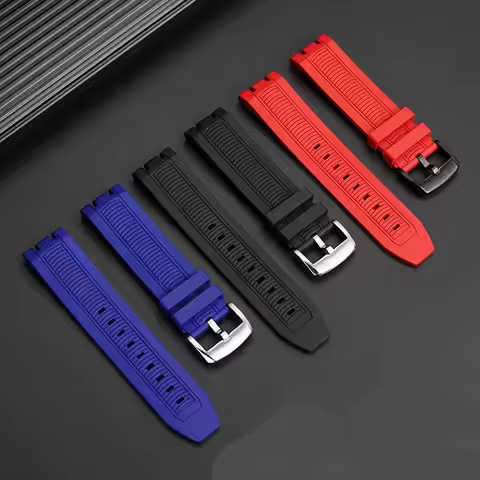 For Tissot T-sport Racing T115.417 Moto GP Rubber Watch Strap T115417 Men Sport Series Silicone watc