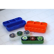 Rugged Beyblade X Box High quanlity 3 Clip Beyblade X Case V4 Storage Box travel box accessories cus