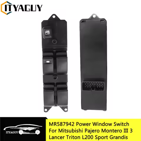 MR587942 Front Left Car Electric Power Master Window Control Switch for Mitsubishi Lancer 2008-2009 