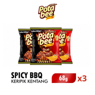 [Paket isi 3] Potabee Sapi Panggang Pedas [Spicy BBQ] 68gr