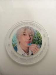 Seventeen JW this man wvs特典 全圓佑 杯墊 Wonwoo