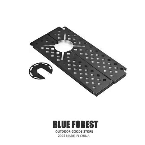 Snowline Magic Cube Table Snowline Dedicated Spider Stove Plate Blackened 0.5 Half-Unit Spider Stove