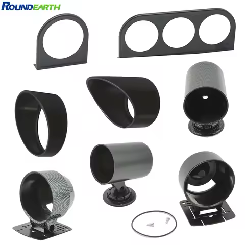 Universal 52mm 60mm Auto Gauge Pods Plastic Heavy Duty Single Gauge Swivel Mount Holder Dash Board H
