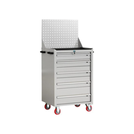 Sturdy Duty Tool Cabinet Steel Rolling Tool Cart with Lockable Drawers Mobile Storage Organizer for 