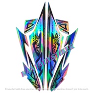 STIKER STRIPING LIS LES BODY MOTOR HONDA BEAT KARBU 2011 HOLOGRAM