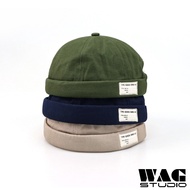 Cotton Beanie for Men Women Brimless Docker Hat