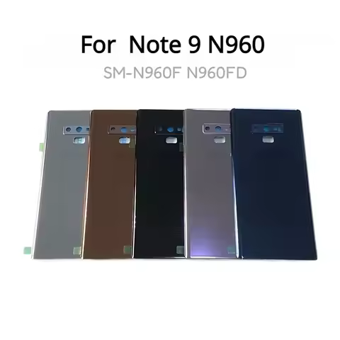 Housing Door Rear Plane For Samsung Galaxy Note 9 N960 SM-N960F N960FD Glass Back Battery Cover Case