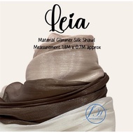 NEW  Leia Glimmer Silk Shawl (1.8M x 0.7M approx ) WITH LABEL TAG