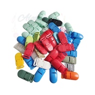 1 Pc DOT STRAP CLIP HEAD PLASTIC CLIP PACIFIER STRAP TEETHER CLIP