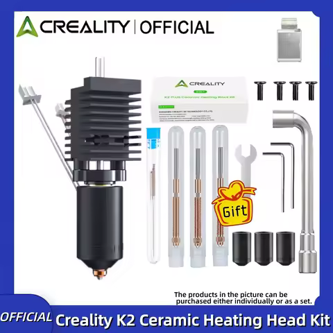 Creality K2 Ceramic Heating Head Kit 3D Printer Parts,All-in-One Nozzle for K2/K2 Pro/K2 Plus, Silic