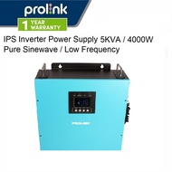 Prolink 5KVA / 4000W 48Vdc to 230Vac Pure Sine Wave Low Frequency Inverter Power Supply IPS IPS5003