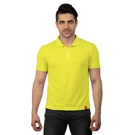 GUITAR MENS POLO SHIRTS YELLOW