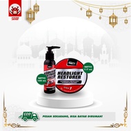Poles Lampu Mobil-Pengkilap Lampu Mobil (Bundle 3) Original Zerone Headlight Restorer garansi