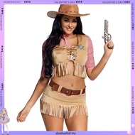 Cowgirl Adult Outfit Circus Costume Halloween Masquerade Sexy West Cowboy Uniforms Role Play