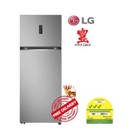 LG GT-B4603PY 461L TOP FREEZER FRIDGE COLOUR: PRIME SILVER 3 TICKS