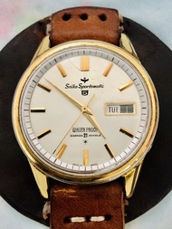 นาฬิกามือสอง SEIKO 5 Sportsmatic Automatic Men's Watch 21Jewels Day Date ไขลานอัตโนมัติ