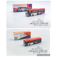 SG Seller: Singapore Bus MP21C MP22B Svc 405 123 1/110 Scale Scania K230UB Bus Model Hot Wheel Size