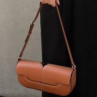 Genuine Genuine Leather Female Bag Shoulder Bag Baguette Bag Underarm Bag
