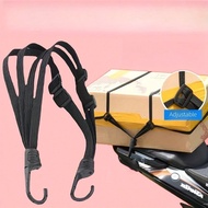 1Pc Multi-Use Elastic Bungee Cord With Hooks,Adjustable Motorbike & Bicycle Helmet Luggage Straps Fo