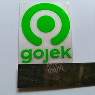 New Gojek Logo Cutting Sticker - Motorcycle Helmet Sticker