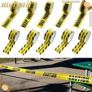 MEIGUII Warning Tape, 4.8CM*25M DO NOT ENTER Caution Signs Adhesive Tape, Tool Halloween Ornament Bl