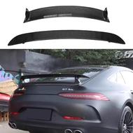 For Mercedes Benz AMG GT GT50 GT53 GT63 Carbon Fiber Tail fins Rear Trunk Spoiler Guide Wing Rear Wi