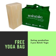 Yoga blocks wooden yoga blocks