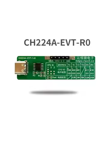 CH224 CH224A Development Board CH224A USB PD3.2 USB Power Delivery Fast Charging Protocol Evaluation