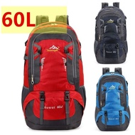 60L/40L Waterproof Outdoor Backpack Hiking Camping Sports Daypack Bag
