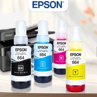 Original Epson 664 ink  Genuine Bottle T664 ink FOR PRINTER L350 L110 L355 L365 L120 L121 L200