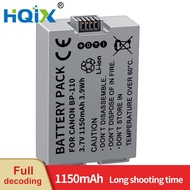 HQIX for Canon LEGRIA HF R21 R205 R27 R20 R206 R200 R26 R28 R206 Camera BP-110 Charger Battery
