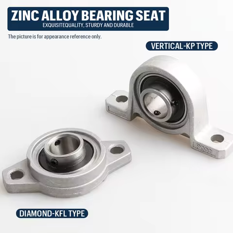Zinc Alloy Diameter 8mm-35mm Bore Ball Bearing Pillow Block Mounted Support KP08 KP000 KP001 KP002 K