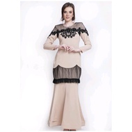 Baju Raya Baju Kurung Bridesmaid Lace Wealth Nude by Ideal Creations