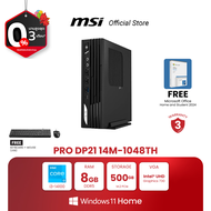 MSI PRO DP21 14M-1048TH  | Intel® Core™ i3 14100 | 8GB DDR5 | 500G M.2 PCle SSD | Windows 11 + Micro
