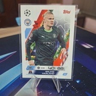 Haaland Man City, genuine Topps MATCH ATTAX card