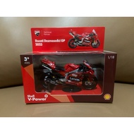 Diecast Ducati Scrambler Ducati Icon / Ducati Monster + / Desmosedici GP 23 Shell V-Power 2024 editi