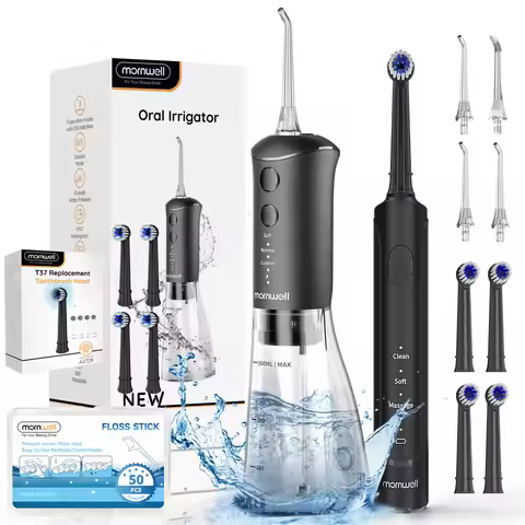 Water Flosser and Electric Toothbrush Combo,2-1 Oral Clean Kit, 3-Speed Sonic Electric Toothbrush IP