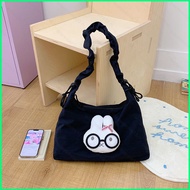 BB13 2026 Cute Emmy Rabbit Shoulder Bag Lightweight Versatile Large Capacity Commuter Tote Bag BB13