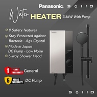 Panasonic Water Heater DH-3UP1MS with pump/ DH-3US1MW non-pump, home shower