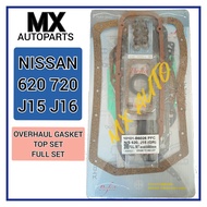 NISSAN PICK UP 620 720 J15 J16 ENGINE HEAD TOP / FULL OVERHAUL GASKET SET
