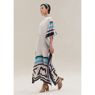 Ayesha satin graphic kaftan