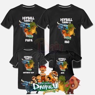 [Baby &Kids] Tshirt PADA ZAMAN DAHULU Birthday Family Set Sedondon